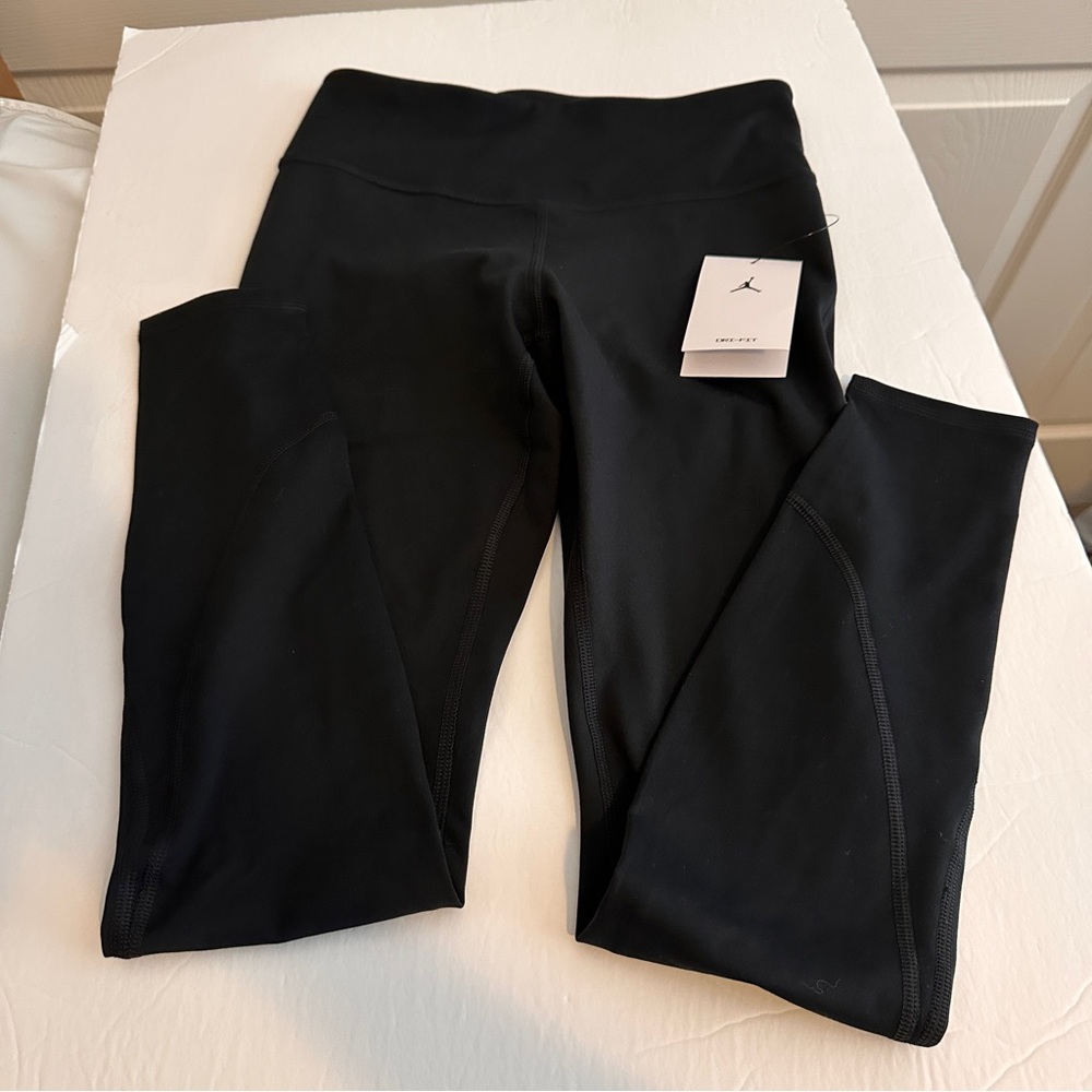 New Jordan Nike Dri-Fit Leggings Black Womens Small - Picture 1 of 5